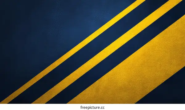Diagonal Stripes in Navy Blue and Gold