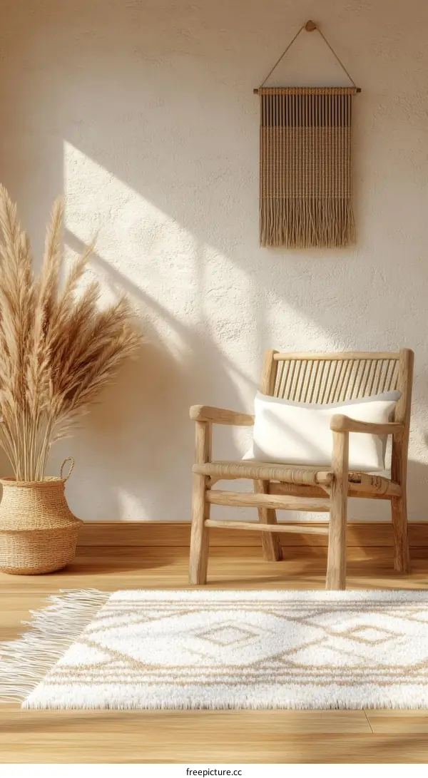 Bohemian Style Room Interior Design