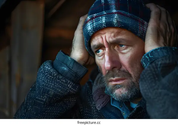 Portrait of a Man with a Beanie