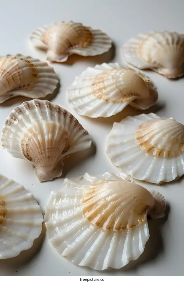 White and Brown Seashells