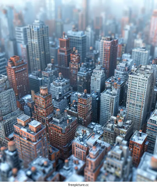 A Microcosm of Urbanization: A Mini City Model