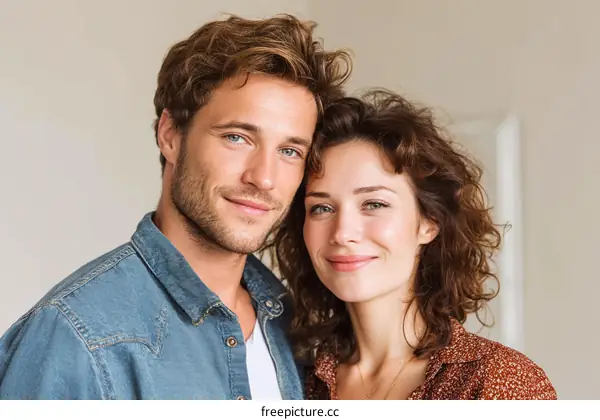 Couple Portrait Close Up