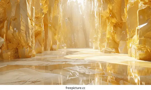 Golden Canyon Interior Illustrative Design