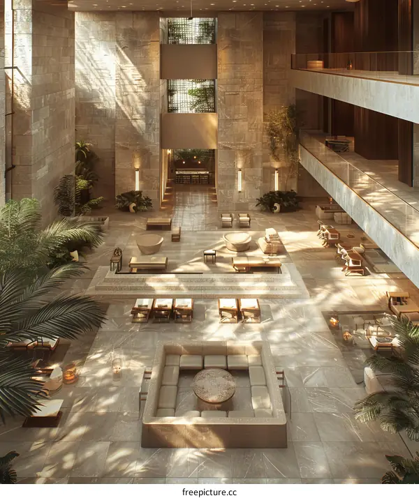 Modern Luxury Hotel Lobby Interior Design