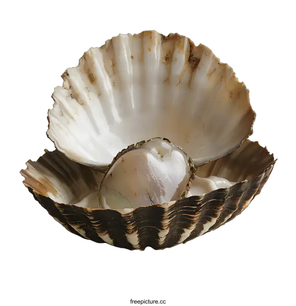 [Transparent Background PNG]Abalone Shell With Pearl