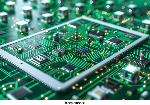 Circuit Board with Tablet Computer