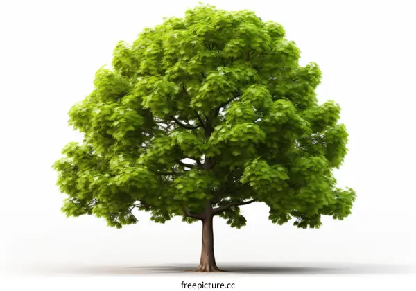 A Majestic Tree with a Verdant Canopy