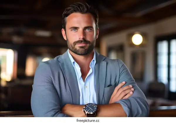 Portrait of a Young Man in a Suit