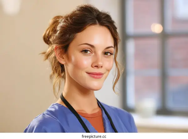Friendly Female Medical Professional Portrait