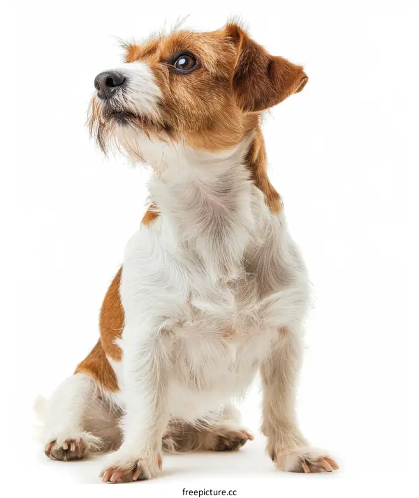 A cute Jack Russell Terrier dog