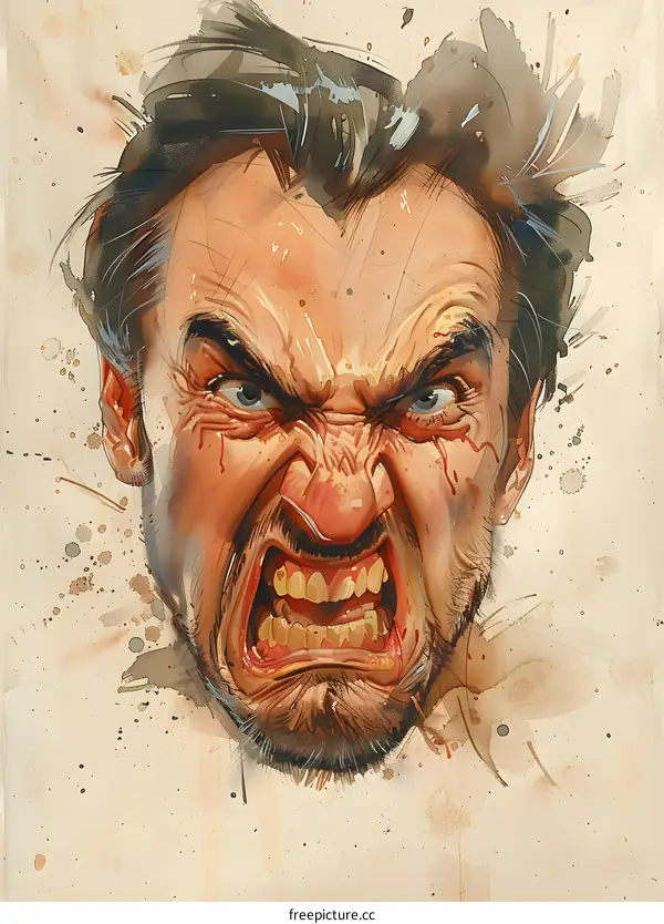 Portrait of an Angry Man
