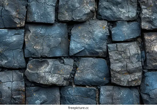 dark blue stone wall texture background