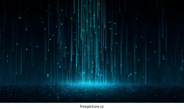 Abstract Digital Light Trails Background