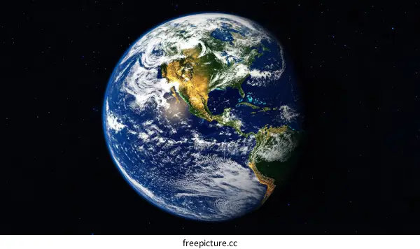 Earth from Space Stunning View of Our Planet