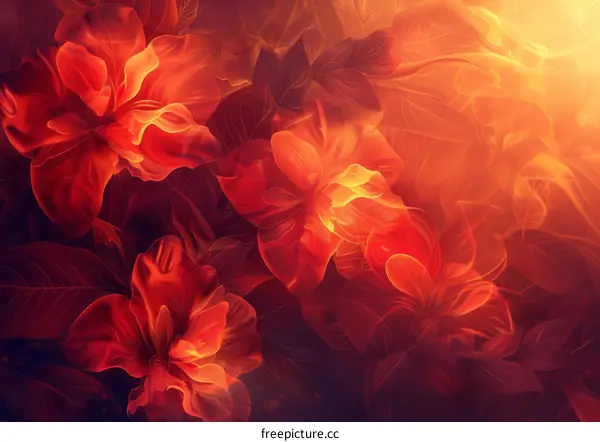 Blooming Hope: Vibrant Flowers in Nature's Embrace