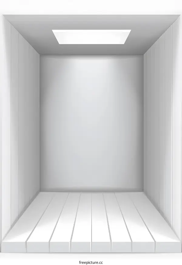 White Room Empty Space Mockup For Product Presentation