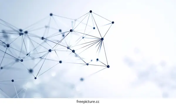 Abstract Network Structure Illustration