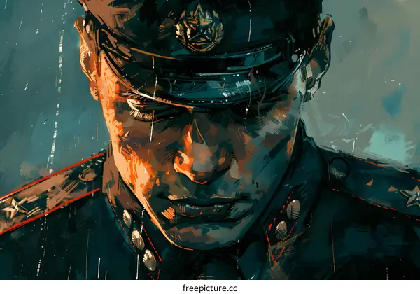 Portrait of a soldier