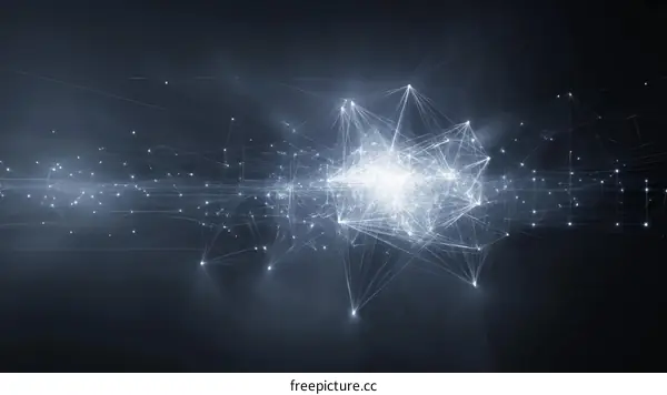 Abstract Network Connection Illustration