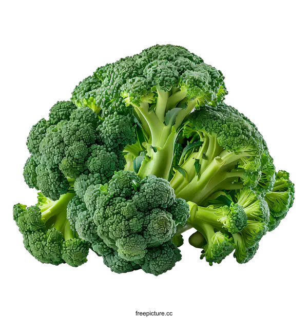 [Transparent Background PNG]Fresh broccoli florets