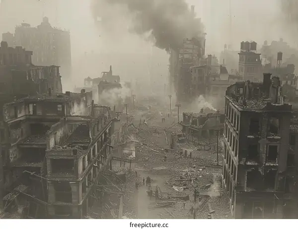 Devastation Following the 1923 Great Kanto Earthquake