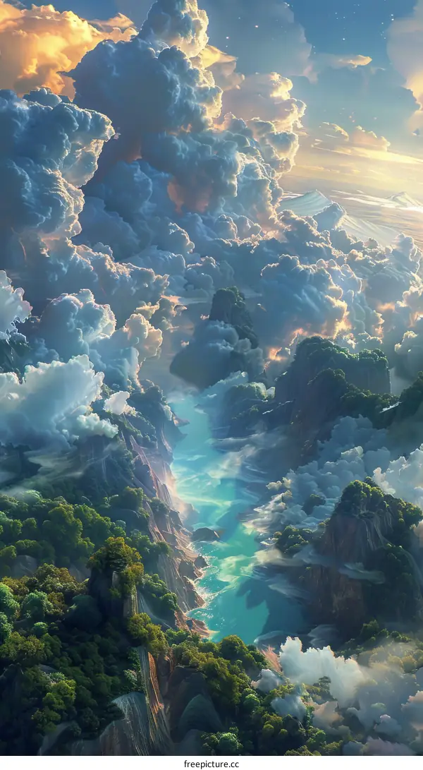 Mountains and Rivers above the Clouds