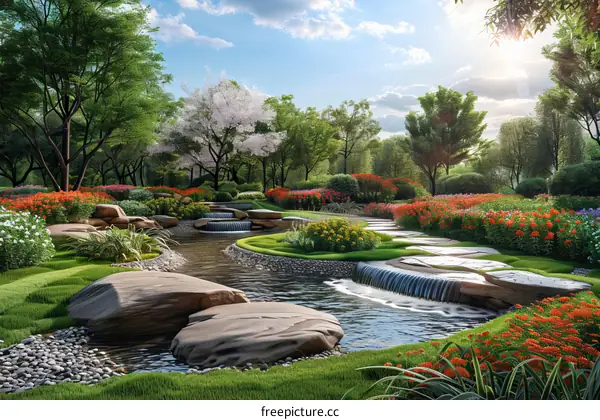 Garden Landscape Design Renderings