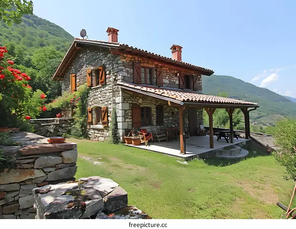 Stone Cottage in the Countryside