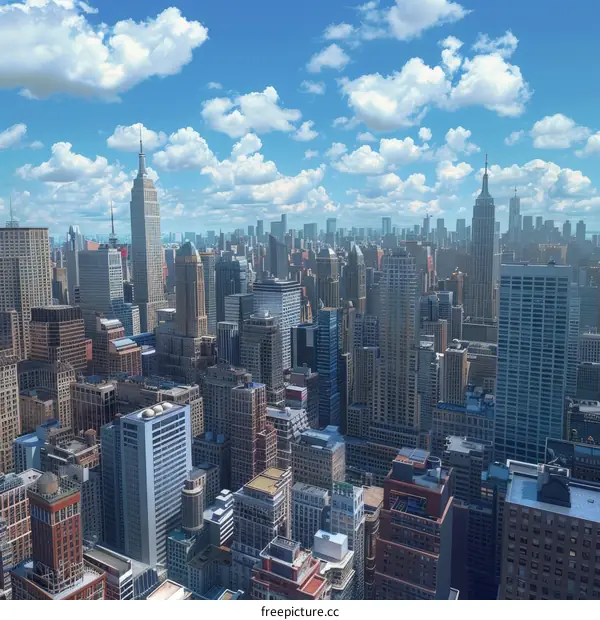 New York City Skyline with Empire State Building