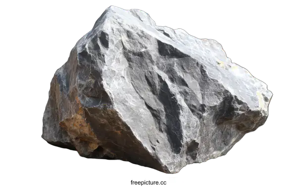 [Transparent Background PNG]Large Gray Stone Natural Rock