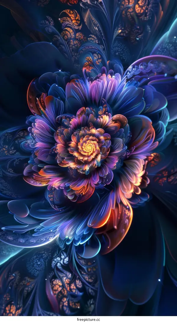 Vivid Fantasy Flower