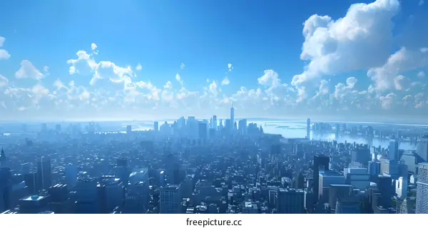 New York City Panorama from Above
