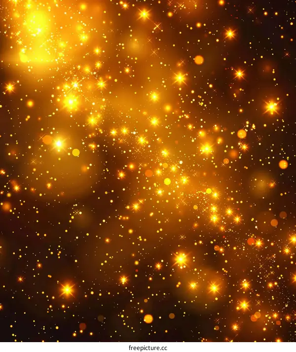 Shimmering Gold Glitter Background