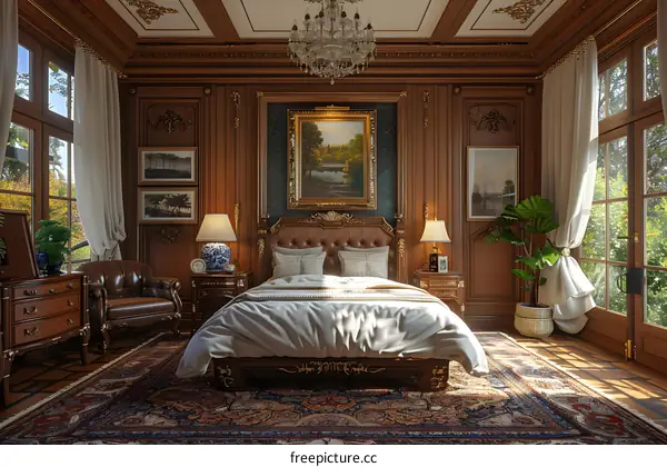 European style bedroom