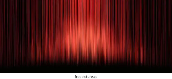 Red Curtain Stage Background Illustration