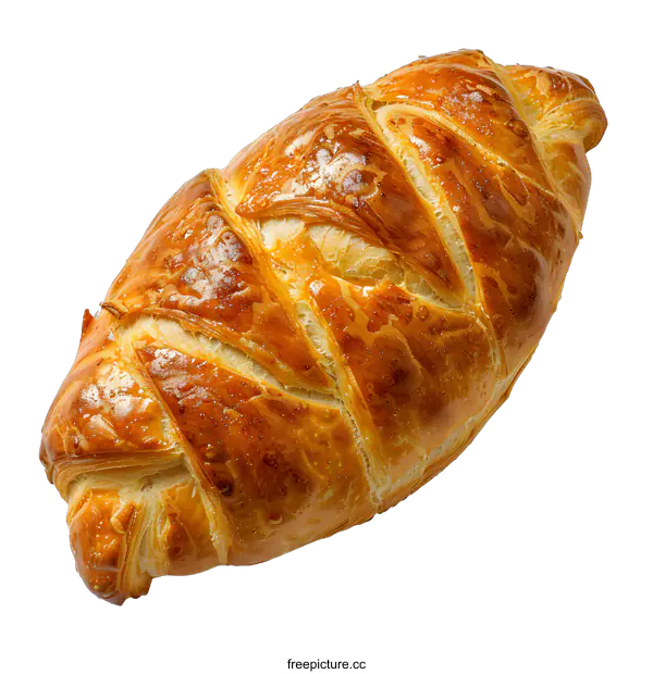 [Transparent Background PNG]Freshly baked golden brown loaf of bread