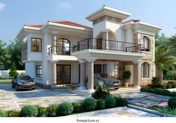 Modern style villa