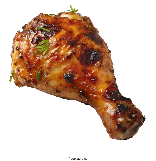 [Transparent Background PNG]Roasted chicken leg???