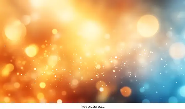 Abstract Colorful Bokeh Background Design