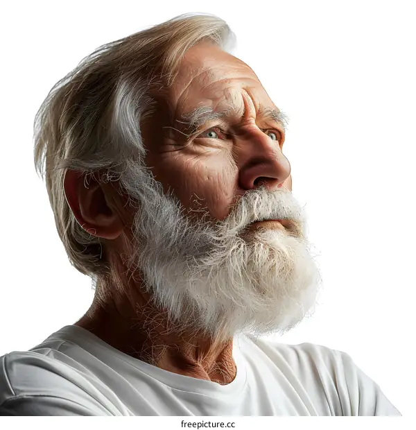 Portrait of a Thoughtful Senior Man