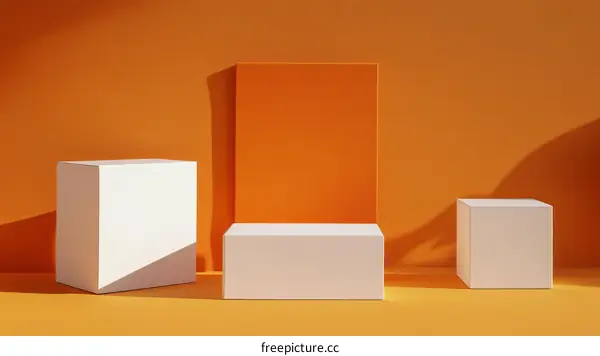 Modern Minimalist Geometric Product Display