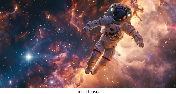 Astronaut Floating in Space: A Cosmic Adventure