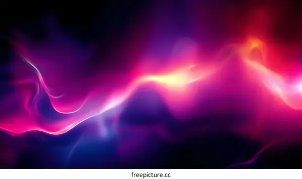 Abstract Colorful Flowing Lines Background Design