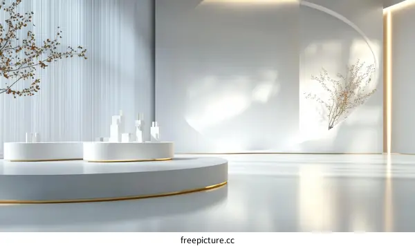 Modern Minimalist White Interior Design Showcase