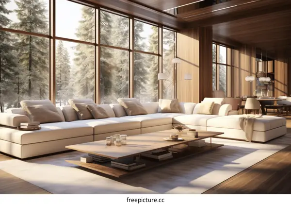 Modern Minimalist Living Room Interior Design