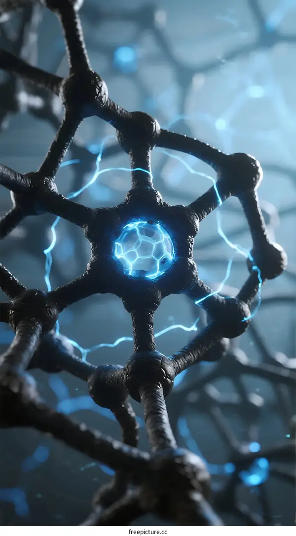 Blue Electric Spark in Carbon Nanotube Network Structure