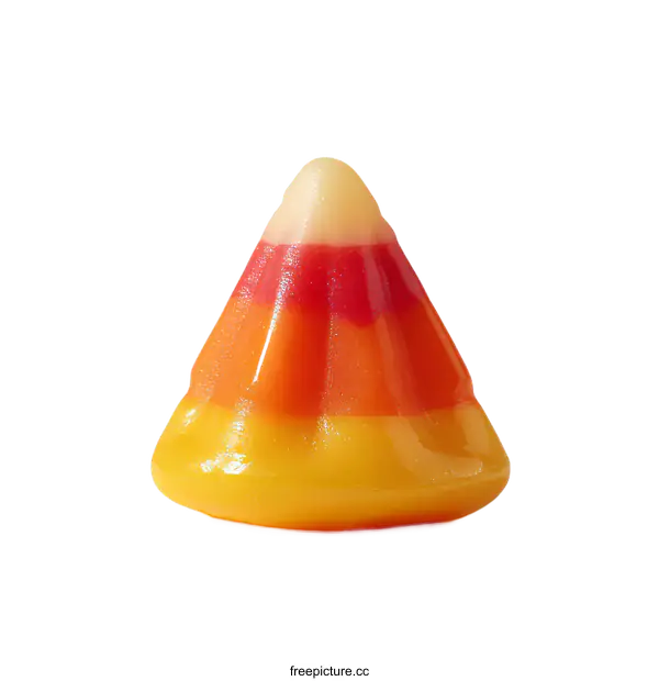 [Transparent Background PNG]Candy Corn Halloween Treat Close-up