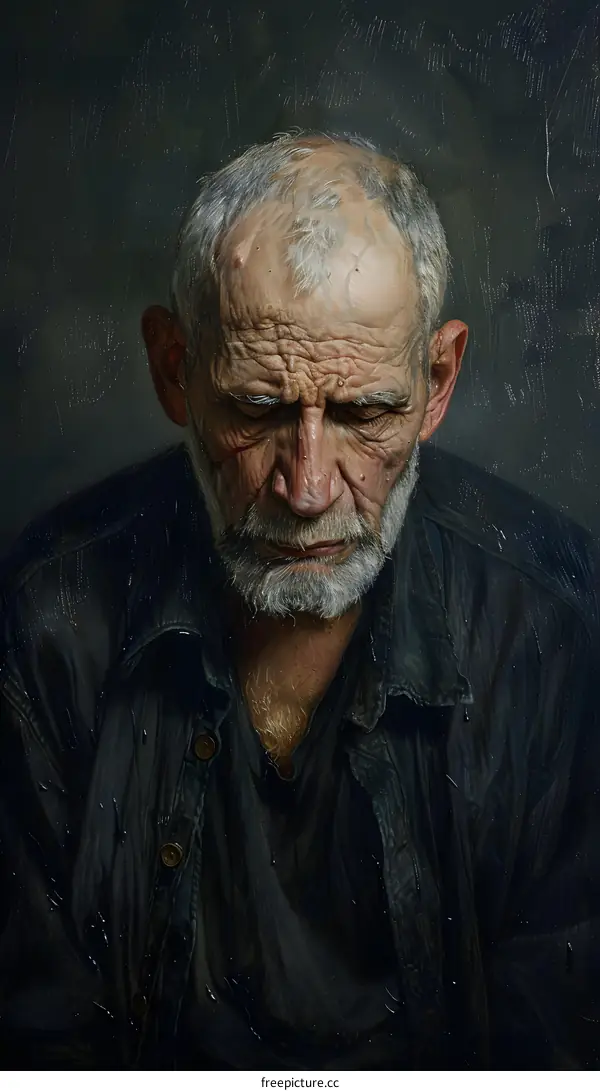 Portrait of a Sad Man