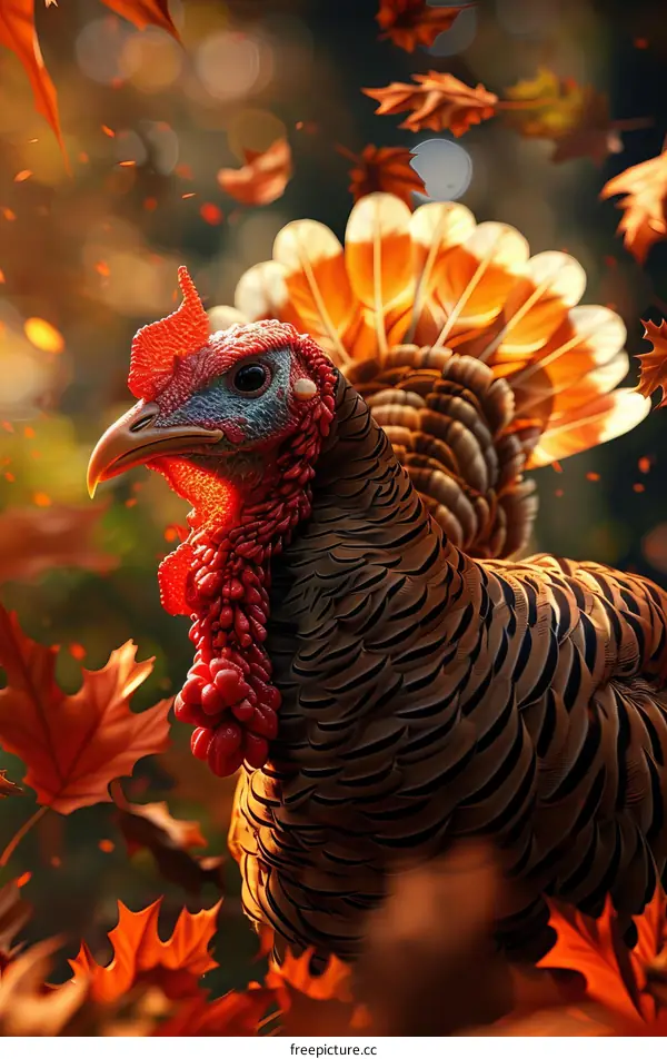 Autumn's Majestic Turkey