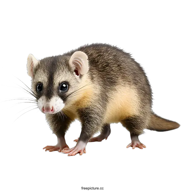 [Transparent Background PNG]Cute Little Olinguito Looking at Camera